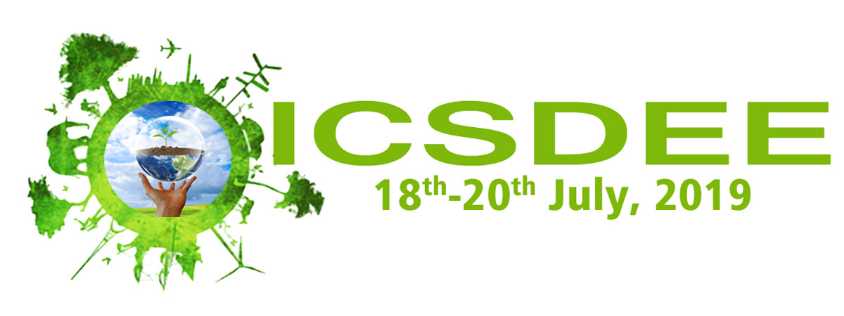 International Conference on Sustainable Development in Energy and Environment ICSDEE 19